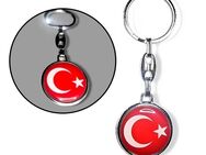Schlüsselanhänger Türkische Fahne Türkei Flagge Auto PKW LKW Dekoration Deko 6,90 €* - Villingen-Schwenningen