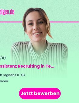 HR Assistenz Recruiting (m/w/d) in Teilzeit (20 Stunden) - Bremen