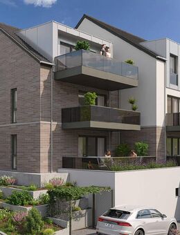Baubeginn gestartet: Wohnen über der City - 3 Zi. im DG in FFM-Bergen-Enkheim - Frankfurt (Main)