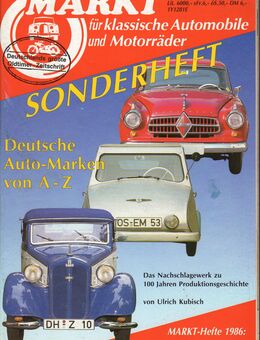 Oldtimer Markt Sonderheft Nr 3 1986/1987 - Spraitbach