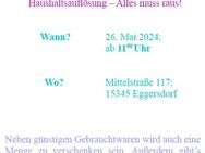 Hausflohmarkt am 26. Mai 2024 ab 11 Uhr - Altlandsberg Zentrum