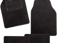 CarFashion Universal-Fußmatten Universal Auto-Textilfußmatten Set Rivazza, Velours Optik (4 St), universal passend Kombi/PKW, universal passend, zuschneidbar, wasserabweisend, rutschsicher