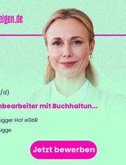 Sachbearbeiter (m/w/d) mit Buchhaltungskenntnissen - gerne Steuerfachangestellter - - Brügge