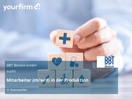 Mitarbeiter (m/w/d) in der Produktion - Baesweiler