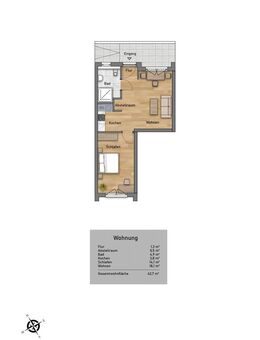 2-Zimmer-Wohnung Neubau, provisionsfrei - Nürnberg