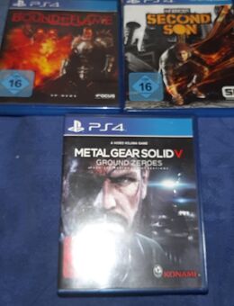 3x PS4 Spiele Bound By Flame In Famous second son Metal G. TOP - Unterlüß