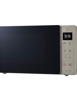 LG Mikrowelle MH 6535 NBS, (25 L, 1000 Watt) mit Quarzgrill, Smart Inverter Technologie & EasyClean, Grill, 25 l, echte Glasfront