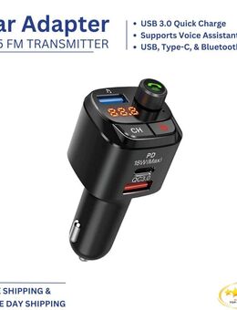 Bluetooth Car FM Player FM Transmitter Modulator MP3 USB 18w Fast - Berlin Neukölln