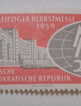 DDR 1959 Leipziger Herbstmesse Einzelmarke postfrisch - Görlitz