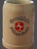 Bierkrug Keramik 0,5Liter , Herrenhäuser Pilsener - Spezial , von der Privatbrauerei Herrenhausen Gmbh - Hannover , K5 in 02828