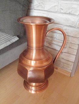 Kupfer - Bodenvase mit Kunststoffeinsatz / Schirmständer - Unna