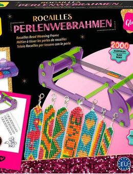 Lena® Kreativset Rocailles Perlenwebrahmen, Made in Europe