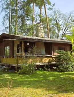 Ökologisches Wohnen im Holzblockhaus Typ Schweizer Chalet auf 953 m² Grundstück am Grünzug - Berlin