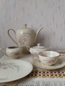 Kaffeeservice für 12 Personen mit Kanne usw. Marke Tirschenreuth Vintage - Niederwerrn