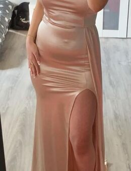 Elegantes Abendkleid, Partykleid, Apricot, Gr. XS - Dortmund