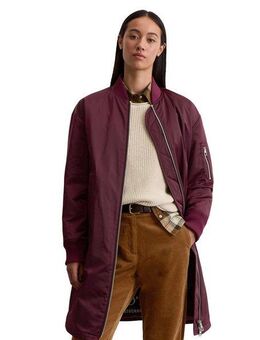 Marc O'Polo Kurzmantel aus recyceltem Polyester-Twill