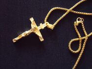 Herren Kettemit kreuz Vergolden Schmuck , Silber Ohringe . - Aachen