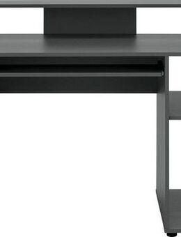 VOGL Möbelfabrik Schreibtisch Timra, Tastaturauszug, Aufsatz & Towerfach, Breite 160 cm, Made in Germany