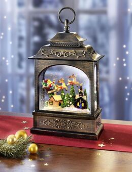 Beleuchtete Laterne Weihnachtsdeko Tischdeko XMas #03992 - Birkenfeld (Baden-Württemberg)