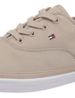 Tommy Hilfiger ESSENTIAL KESHA LACE SNEAKER Sneaker gestickter Logoflagge, E-Weite, Freizeitschuh, Halbschuh, Schnürschuh