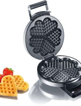 Graef Waffeleisen WA 80, Edelstahl matt, 850 W