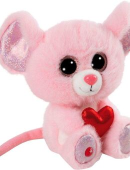 Nici Kuscheltier Glubschis, Maus Pinky Luv, 15 cm schlenkernd