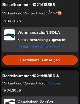Sofalandschaft Petrol mit Schlaffunktion - Berlin
