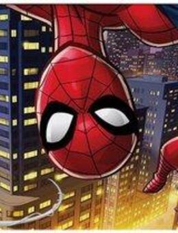 MARVEL Leinwandbild Spiderman upside down, (Set, 3 St)