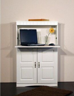VOGL Möbelfabrik Sekretär Hans, Sekretär, kompakter PC-Schrank im Landhausstil, Breite 78 cm, Made in Germany