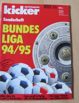 Sportmagazin Kicker 1994/95 - Lehrte
