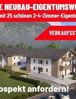 VERKAUFS-START: 2-Zimmer-Garten-Wohnung ca. 44,30 m², Keller, TG-Platz a. W. WHG-Nr. 02 - Garmisch-Partenkirchen