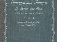 Buch von Ernst Tiedt WITZIGES UND SPRITZIGES / SINNIGES UND INNIGES - Zeuthen