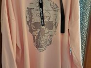 Damen Totenkopf oberteil rosa gr.xxl - Essen