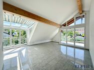 ELVIRA - München/Obersendling, einzigartige 3-Zimmer-Dachgeschosswohnung im Penthouse-Stil mit sonnigem Südbalkon in begehrter Wohnlage - München