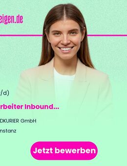 Mitarbeiter Inbound (m/w/d) - Konstanz