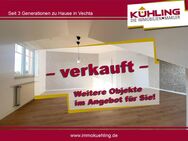 In Kürze bezugsfrei! Geräumige renovierte Dachgeschosswohnung in zentraler Lage - Lohne (Oldenburg)