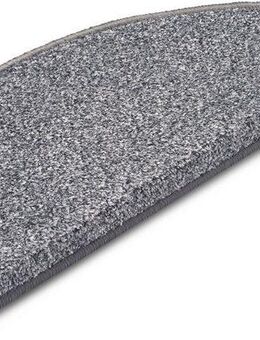 Hanse Home Exclusiv Stufenmatte Liberty, halbrund, Höhe: 7 mm, Uni, robust, kräftige Farben, Meliert, Treppe, Gekettelt, 15 er Set