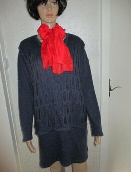 NEU * Ausgefallen * Original VINTAGE * Maritim * Feinstrick * Cut Out * Long PULLOVER * Mini KLEID * Oversize "BIBA + pariscop * by ESCADA" Gr. 40- 42, 44/ M- L * dunkel- marine- blau * - Riedlingen