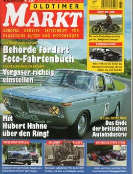 Oldtimer Markt Heft September 2005 9/2005 BMW02 - Spraitbach