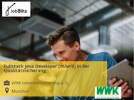 Fullstack Java Developer (m/w/d) in der Qualitätssicherung - München