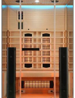 Sanotechnik Infrarotkabine BILLUND 2 NEU, BxTxH: 125 x 100 x 190 cm, inkl. 5 Vollspektrumstrahler