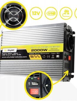 KONVERTER 1000W KONTINUIERLICH / 2000W MOMENTAN, VOLLSTÄNDIGER SINUS 12V 230V - Wuppertal