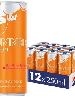 Red Bull Morela Truskawka - 12x250ml - Erfrischender Energy Drink - Ingolstadt