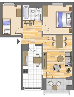 3-Zimmer-Wohnung in Düsseldorf Hassels - Düsseldorf