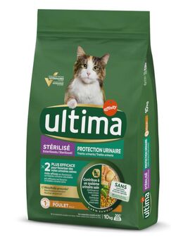 1,5 kg gratis! 7,5 kg / 10 kg Ultima - 10 kg Sterilized Urinary Huhn