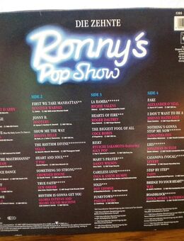 Ronny´s Pop Show-die Zehnte-Vinyl-DLP,1987 - Linnich