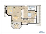 Schöne 2ZKB mit Balkon, Einbauküche und Garage - Wiesloch