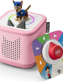 tonies Toniebox 2 Play Set Paw Patrol Chase Lautsprecher Stereo (Bluetooth, NFC, WLAN, Kindersicher ab 1)