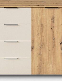 rauch Schubkastenkommode Monza Kommode Sideboard Wäscheschrank, mit 4 geräumigen Schubkästen in trendigen Farbkombinationen