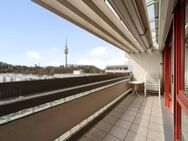Schwabing: Wunderschöne 3-Zimmer-Eigentumswohnung mit großem Balkon und Blick in den Olympiapark - München